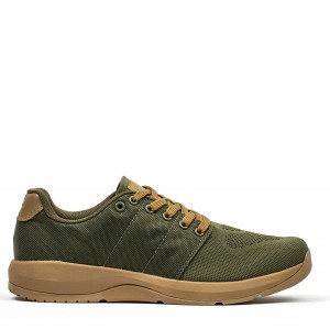 Goruck Ballistic Trainers Men Green / Brown | DE-AOY798532
