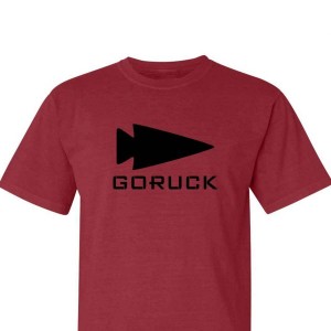 Goruck Spearhead Heavyweight T-Shirt Men Red | DE-JIF720389