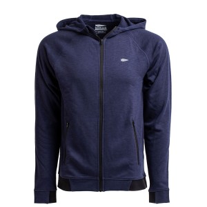 Goruck The Field Full Zip T-Shirt Men Navy | DE-DCT856714