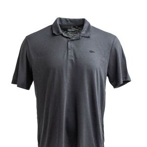 Goruck The Field Polo T-Shirt Men Deep Grey | DE-JRQ321795