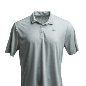 Goruck The Field Polo T-Shirt Men Silver | DE-SDK630271