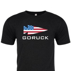 Goruck USA T-Shirt Men Black | DE-ZIC691574