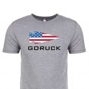 Goruck USA T-Shirt Men Grey | DE-FTI674829