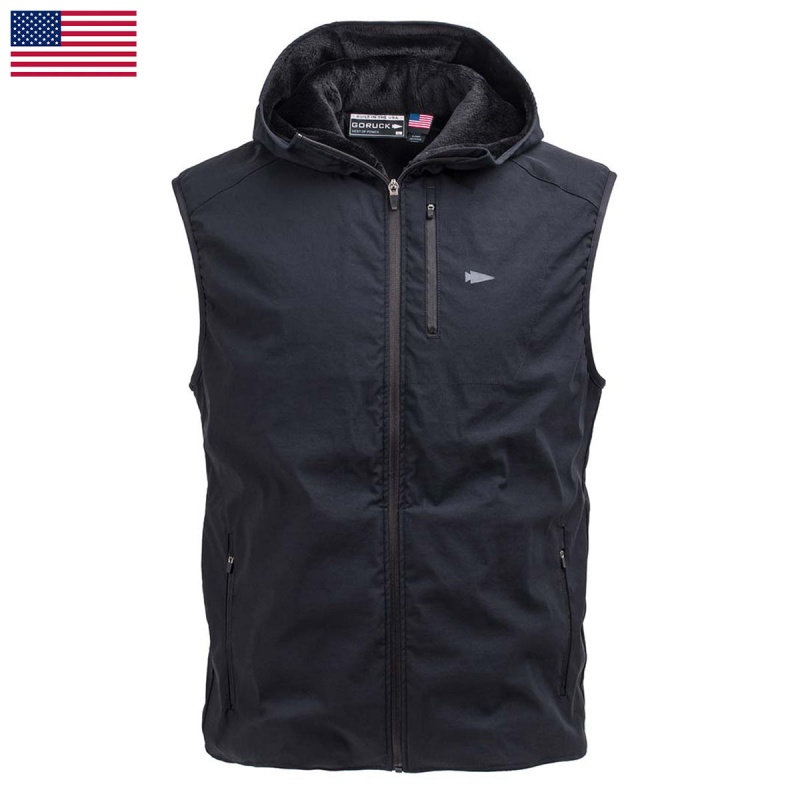 Goruck 24.7 Cold Weather Vest Hood Tops Men Hood | DE-UMW205786