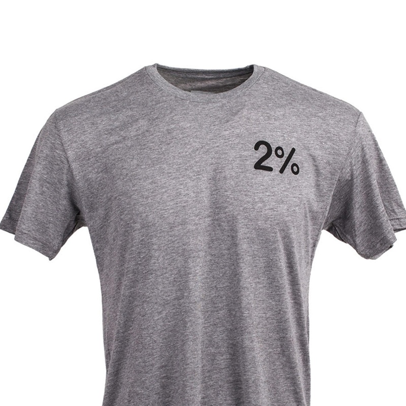Goruck 2% T-Shirt Men Grey | DE-TJW430615
