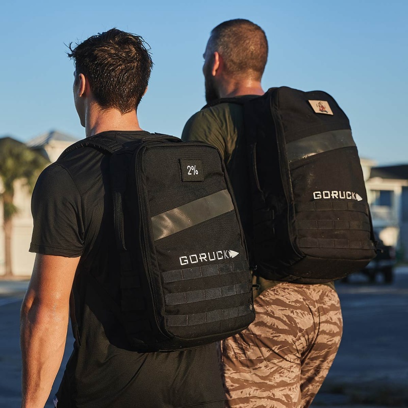 Goruck 4.0 20L Rucker Accessories Black / Orange | DE-RTN086472