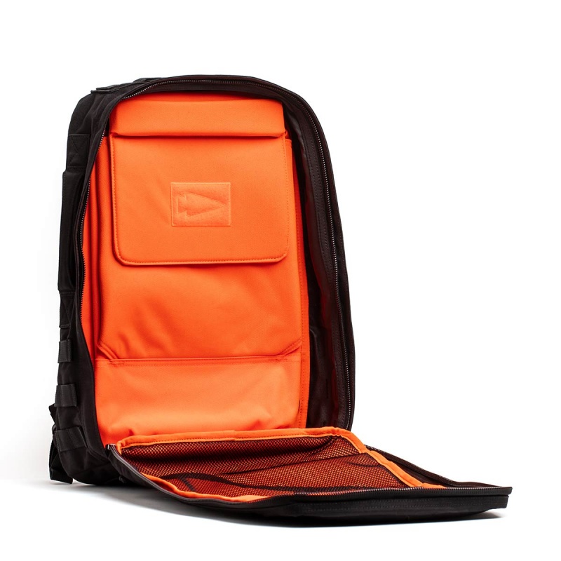 Goruck 4.0 20L Rucker Accessories Black / Orange | DE-RTN086472