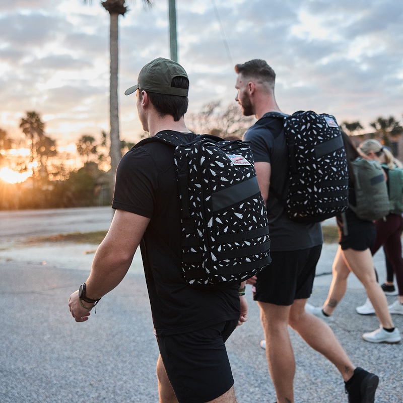 Goruck 4.0 20L Rucker Accessories Black / White / Orange | DE-GSU132964