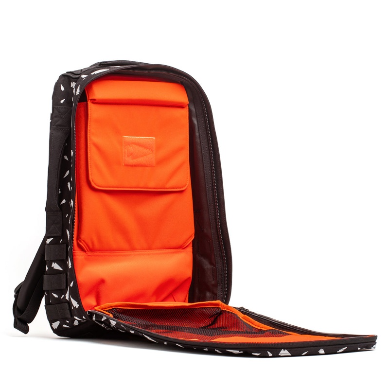 Goruck 4.0 20L Rucker Accessories Black / White / Orange | DE-GSU132964