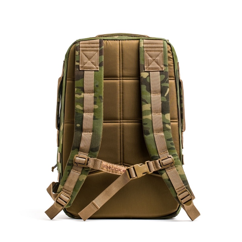 Goruck 4.0 20L Rucker Accessories Green / Orange | DE-GTC964258