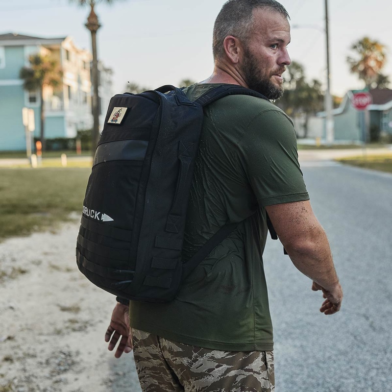 Goruck 4.0 25L Rucker Accessories Black / Orange | DE-HBZ632795