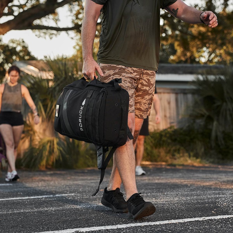 Goruck 4.0 25L Rucker Accessories Black / Orange | DE-HBZ632795