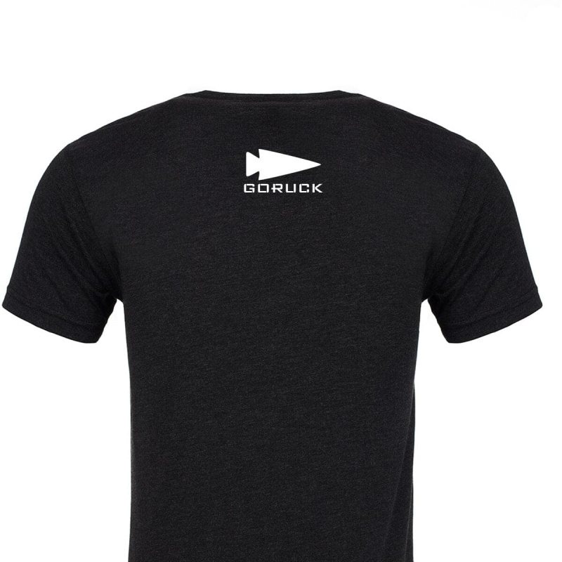 Goruck America T-Shirt Men Black | DE-BOV429301