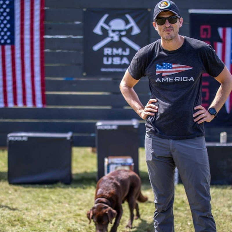 Goruck America T-Shirt Men Black | DE-BOV429301