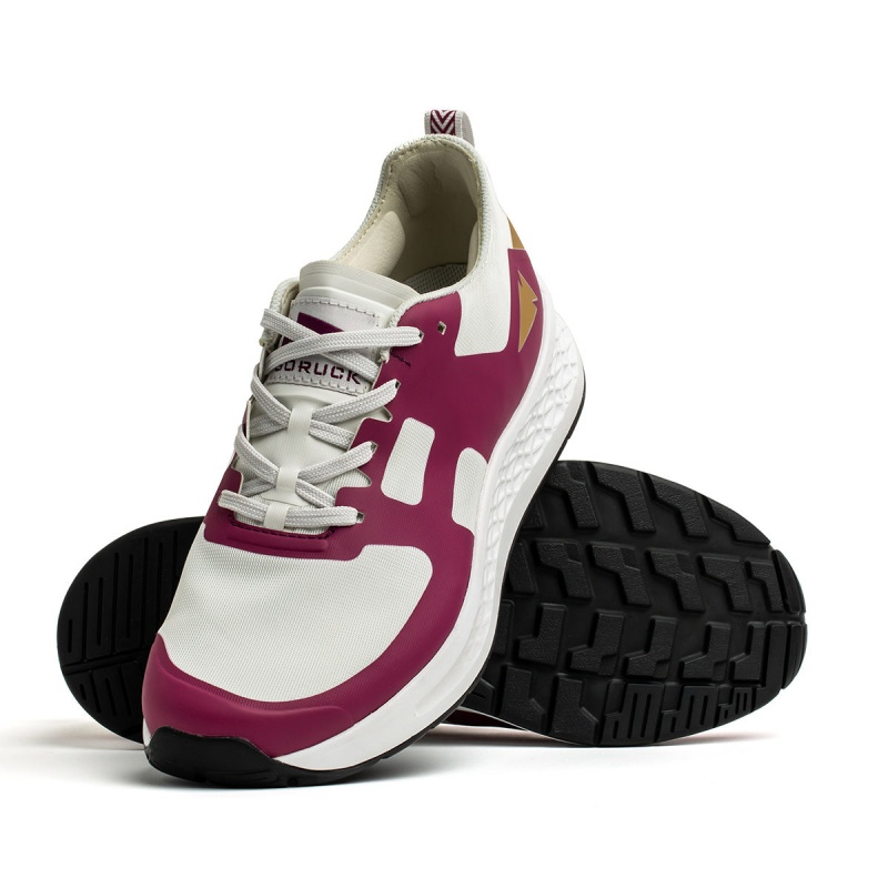 Goruck Baton Rouge Rough Runners Women White / Red | DE-PMO042856