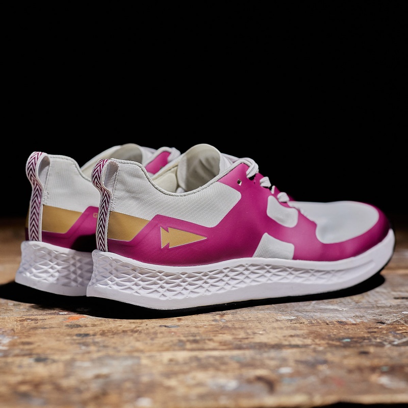 Goruck Baton Rouge Rough Runners Women White / Red | DE-PMO042856