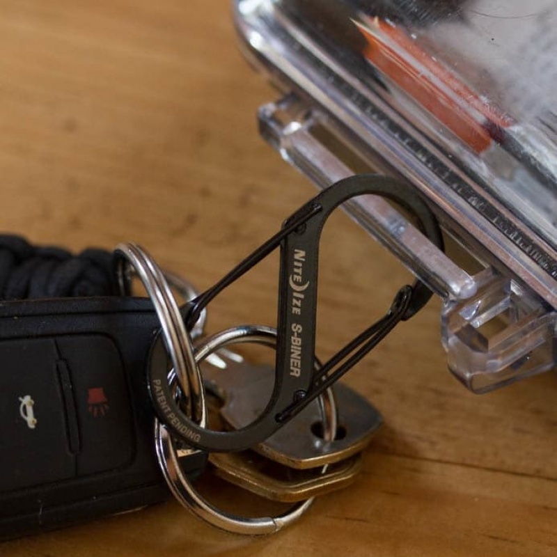 Goruck Carabiner Hydration Bladder Attachment Accessories Accessories Black | DE-QRX784209