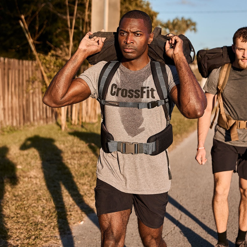 Goruck CrossFit T-Shirt Men Grey | DE-CBU601485