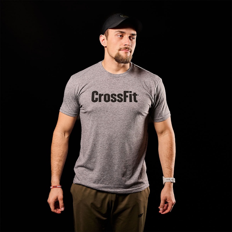 Goruck CrossFit T-Shirt Men Grey | DE-CBU601485