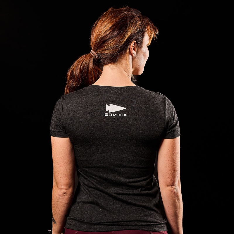 Goruck CrossFit T-Shirt Women Black | DE-LIN825179
