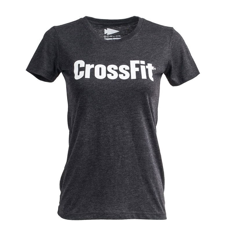 Goruck CrossFit T-Shirt Women Black | DE-LIN825179