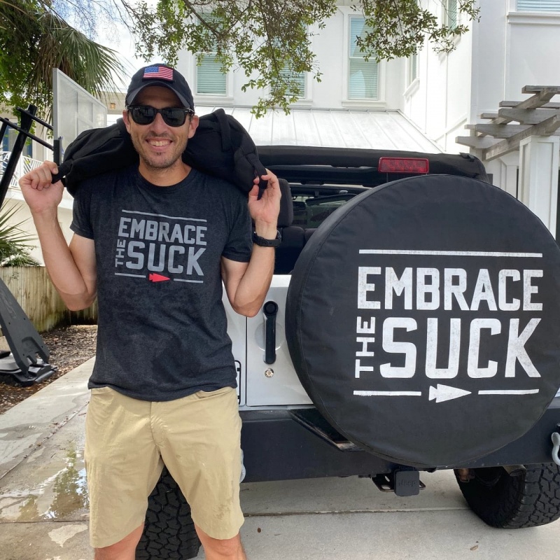 Goruck Embrace the Suck T-Shirt Men Black | DE-GOI485973