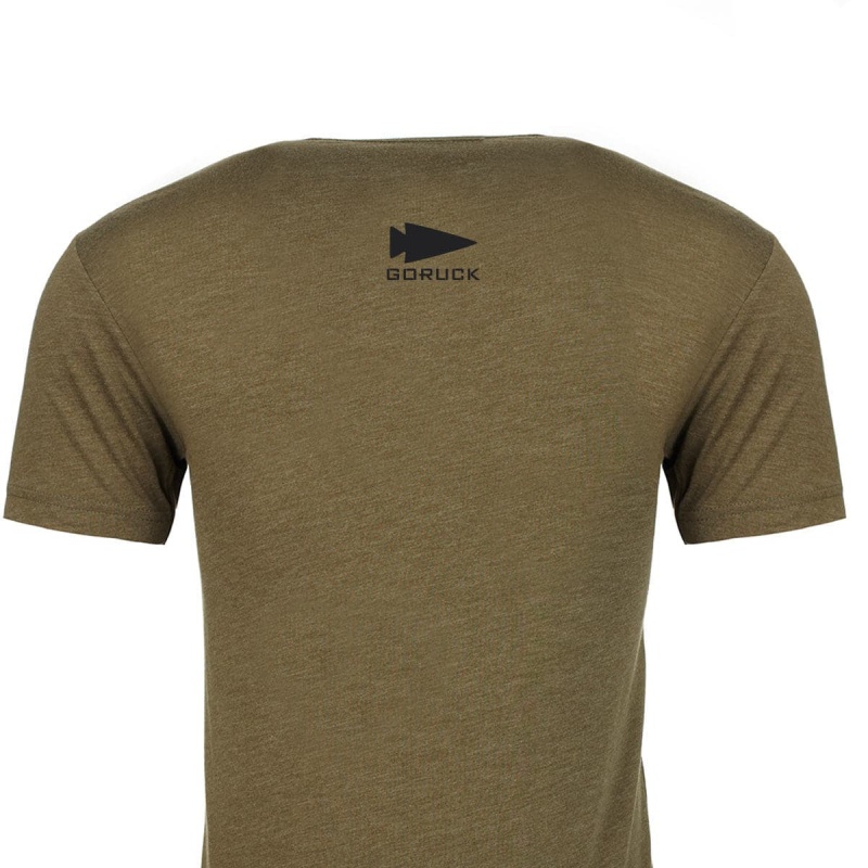 Goruck Embrace the Suck T-Shirt Men Green | DE-BEZ721390
