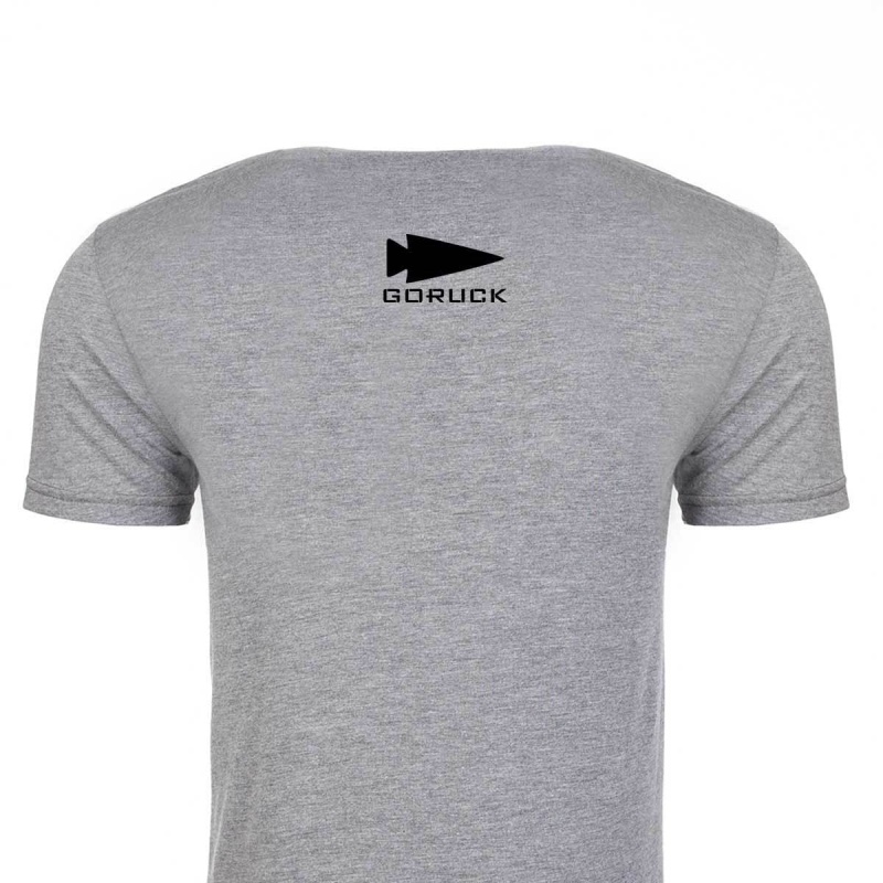 Goruck Embrace the Suck T-Shirt Men Grey | DE-QIX074539