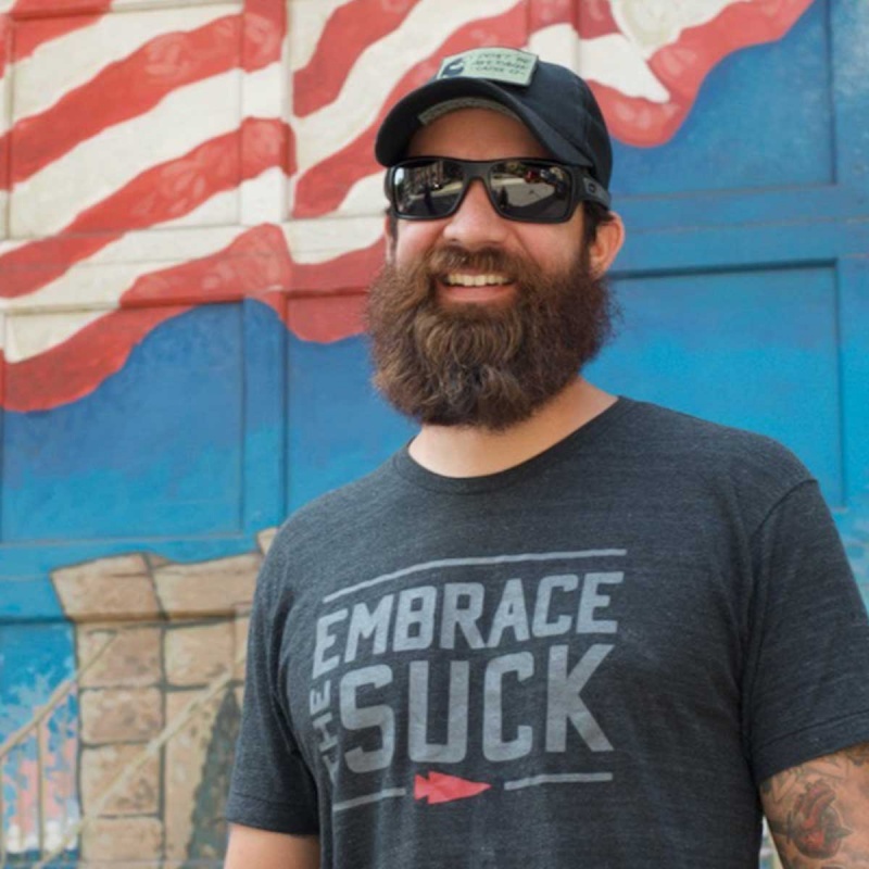Goruck Embrace the Suck T-Shirt Men Grey | DE-QIX074539