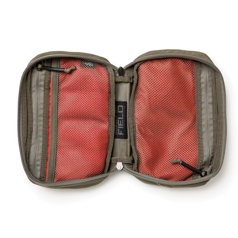 Goruck Field Pocket Ripstop ROBIC® Gr1 Accessories Grey / Orange | DE-XRH201847