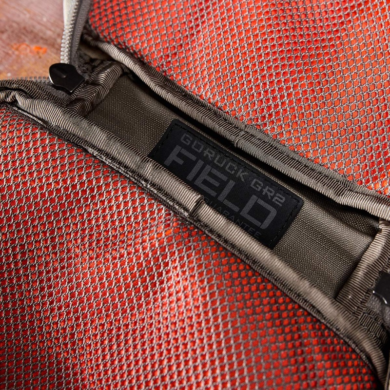 Goruck Field Pocket Ripstop ROBIC® Gr2 Accessories Grey / Orange | DE-OGK687352