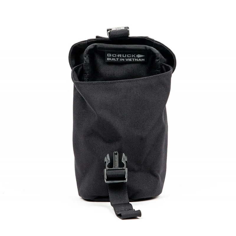 Goruck Full Panel Water Bottle Pocket Bags Accessories Black | DE-ZOR736580