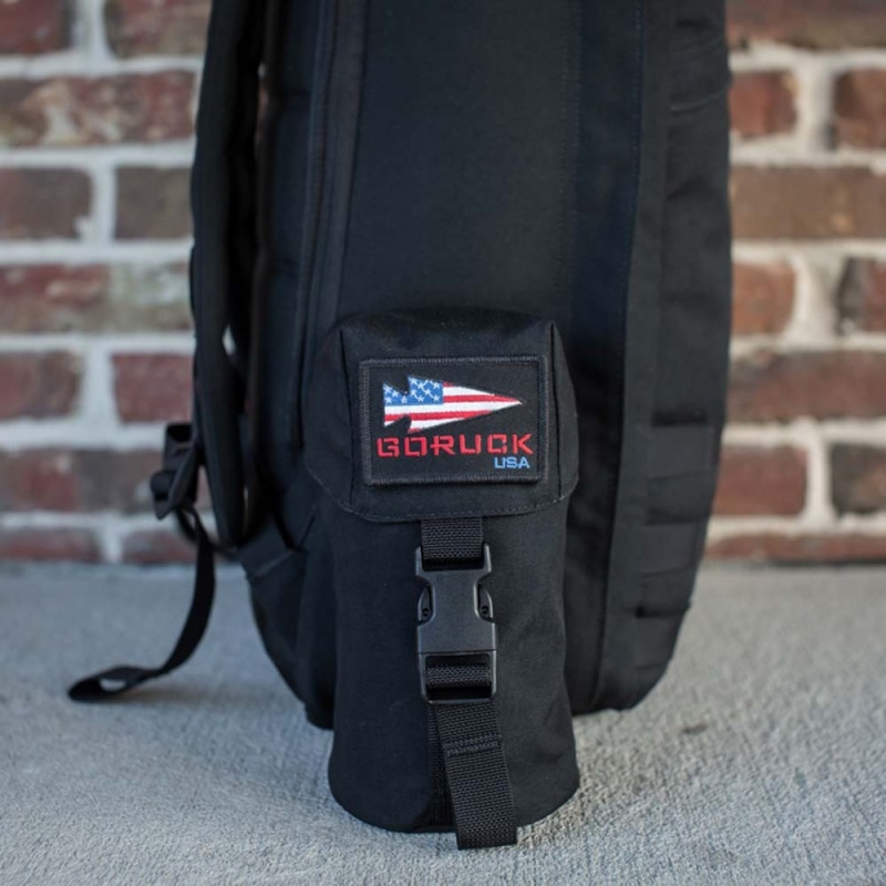 Goruck Full Panel Water Bottle Pocket Bags Accessories Black | DE-ZOR736580