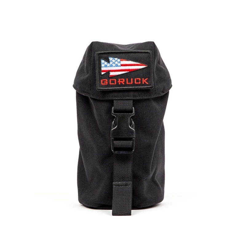 Goruck Full Panel Water Bottle Pocket Bags Accessories Black | DE-ZOR736580