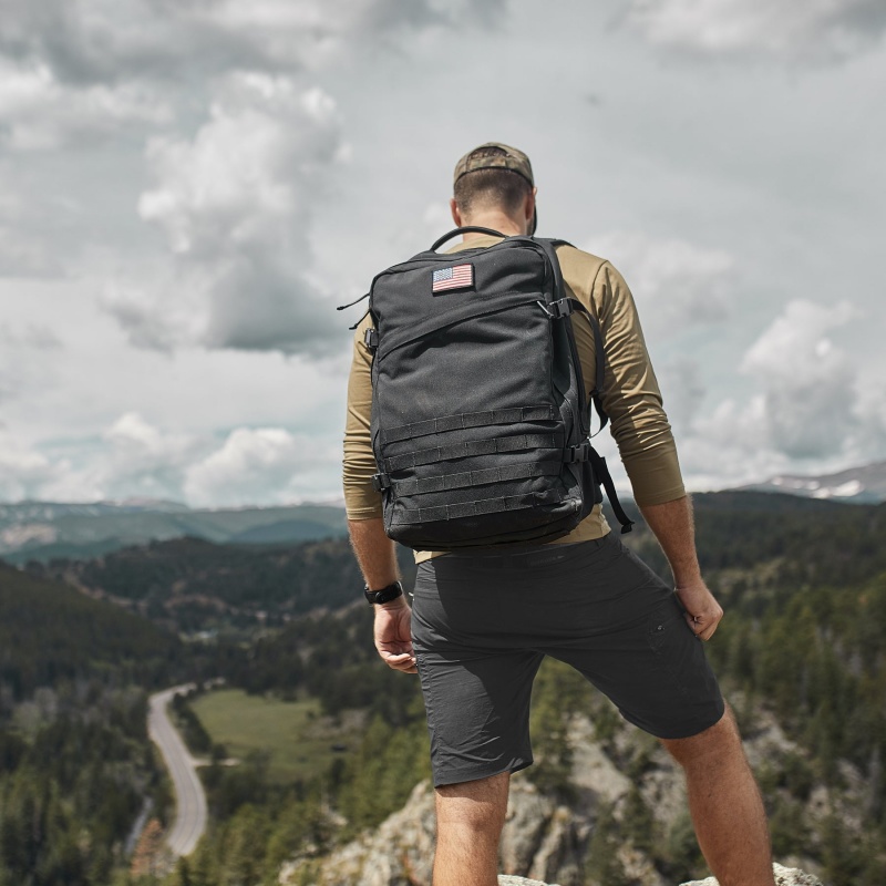 Goruck Indestructible Challenge Shorts Men Black | DE-XYO046912