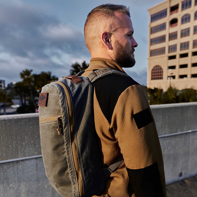 Goruck Indestructible Grid Fleece Half Zip Tops Men Black | DE-YUQ764802