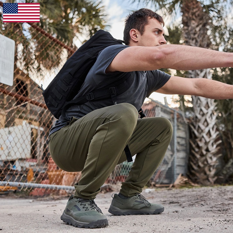 Goruck Indestructible Performance Joggers Pants Men Green | DE-LXC392051
