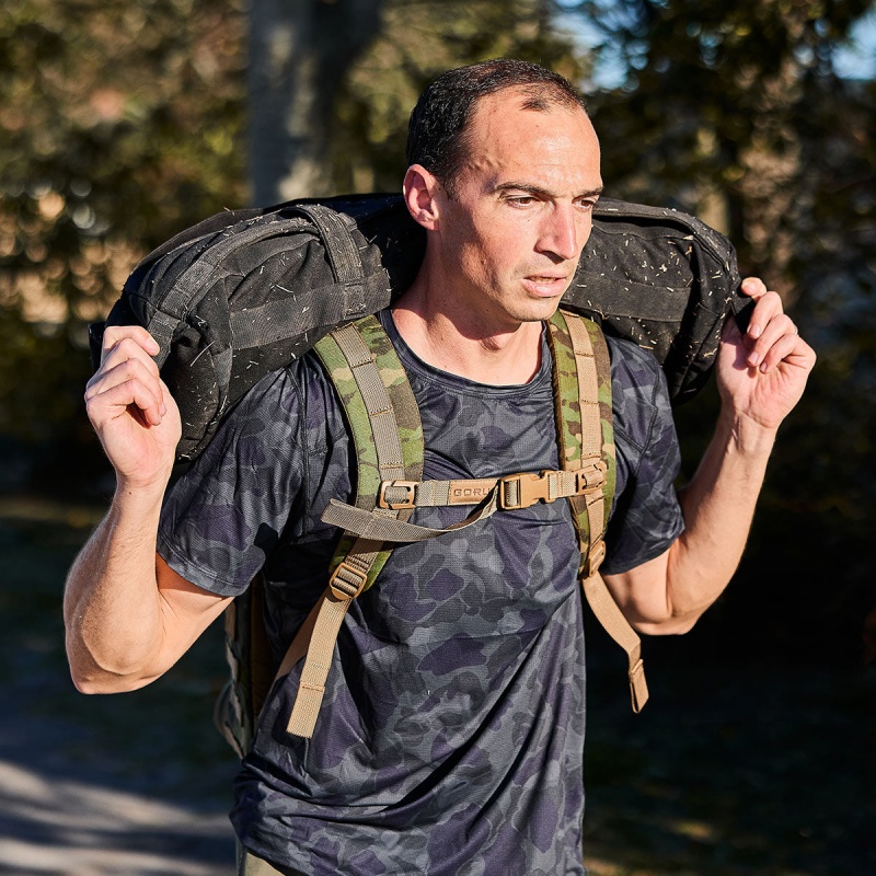 Goruck Indestructible Performance Tops Men Black Camo | DE-MLO203748