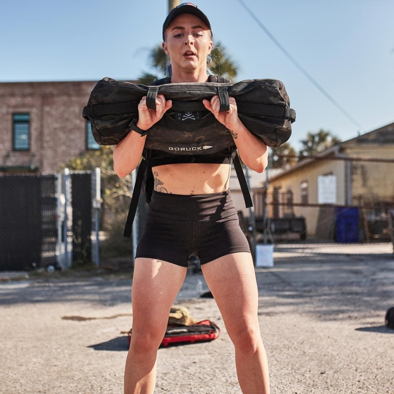 Goruck Indestructible Squat Shorts Women Black | DE-DHT348069