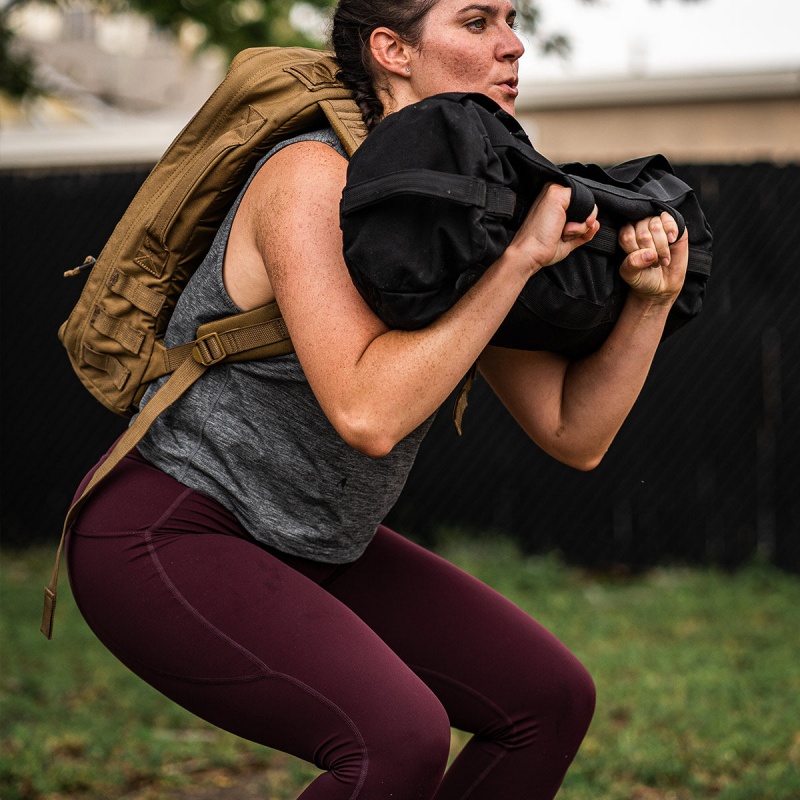 Goruck Indestructible Tough / Pockets Leggings Women Red | DE-QLE641238