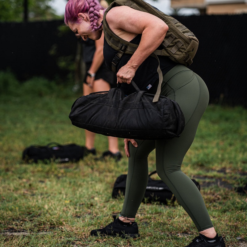 Goruck Indestructible Tough / Pockets Leggings Women Green | DE-HRY203697