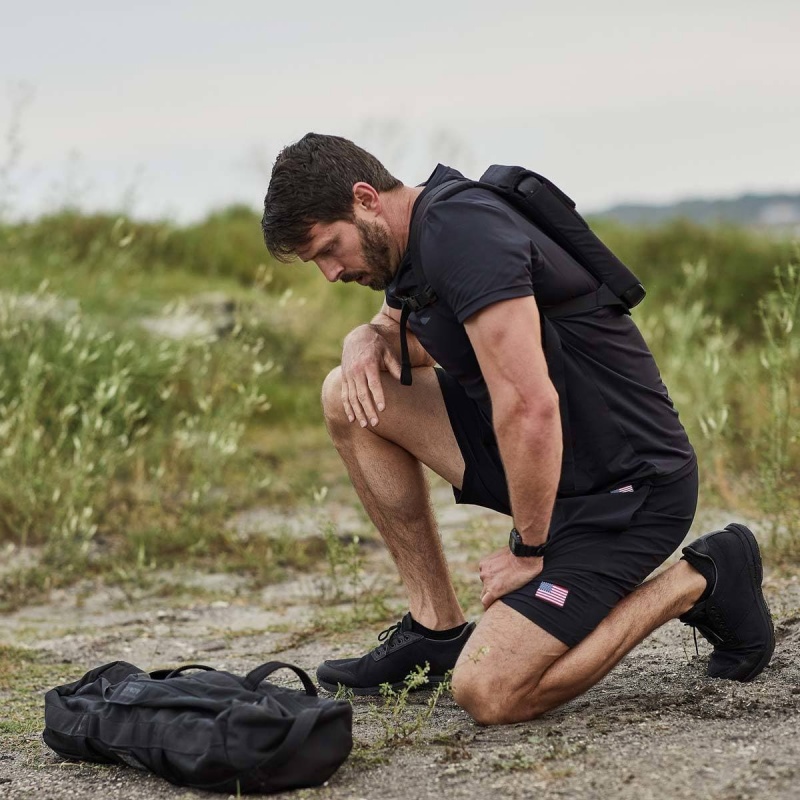 Goruck Indestructible Training Length 7.5 Shorts Men Black | DE-GKL498267