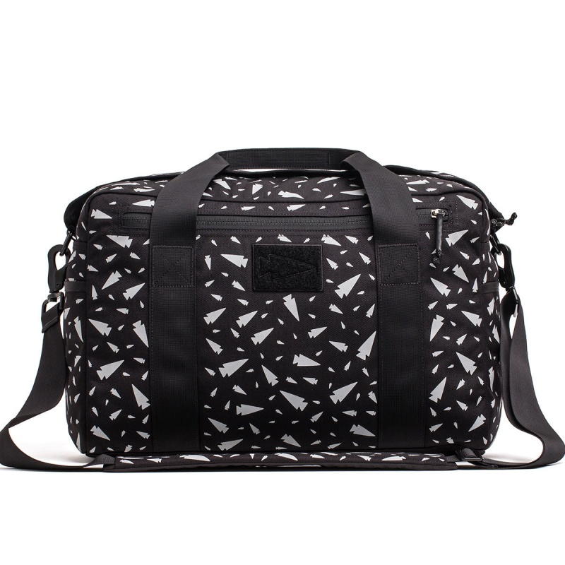Goruck Kit 32L (Includes Shoulder Strap) Reflective Spearhead Bags Accessories Black / White | DE-TXB712043