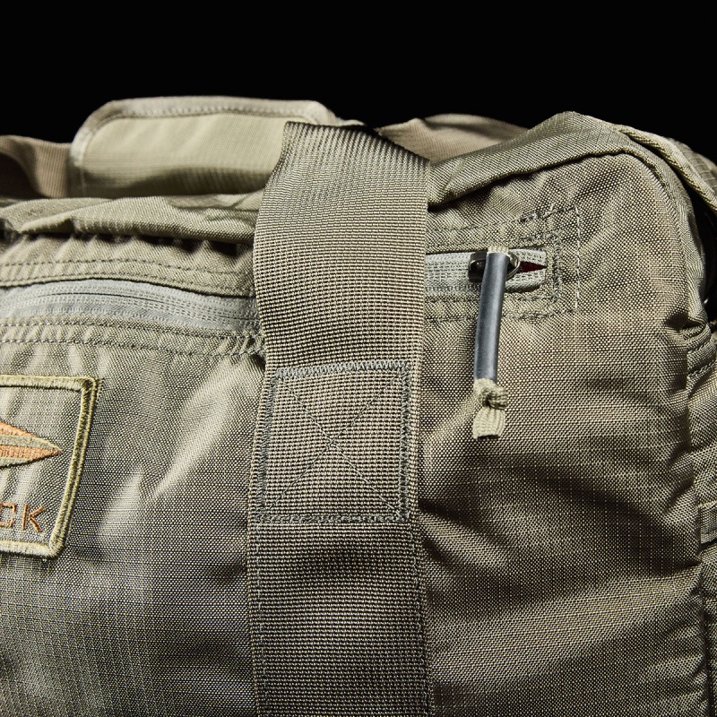 Goruck Kit Bag / Shoe Compartment Ripstop ROBIC® (Includes Shoulder Strap) Bags Accessories Grey / Orange | DE-JZT756304