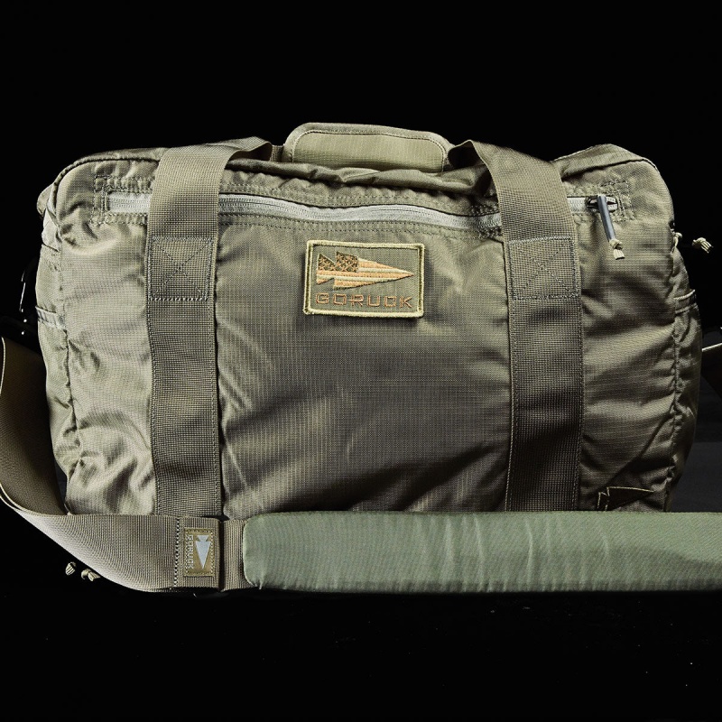 Goruck Kit Bag / Shoe Compartment Ripstop ROBIC® (Includes Shoulder Strap) Bags Accessories Grey / Orange | DE-JZT756304