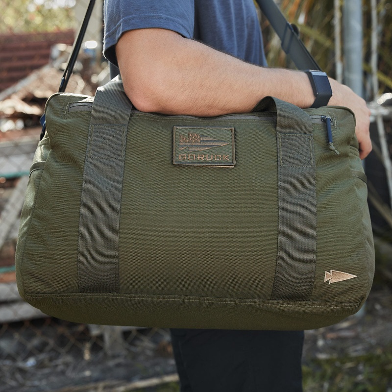 Goruck Kit (Includes Shoulder Strap) Bags Accessories Green / Brown | DE-JWX350179