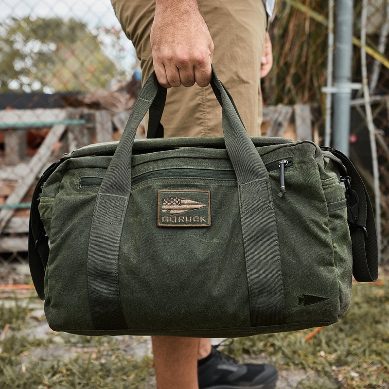 Goruck Kit Waxed Canvas Bags Accessories Olive | DE-MSV302548