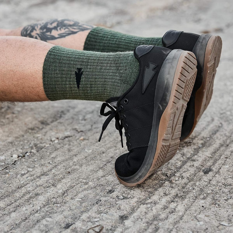 Goruck Merino Challenge Socks Men Green | DE-KWY374512
