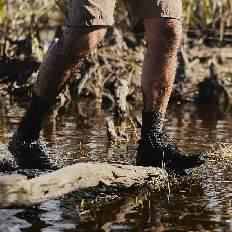 Goruck Merino Challenge Socks Men Green | DE-KWY374512
