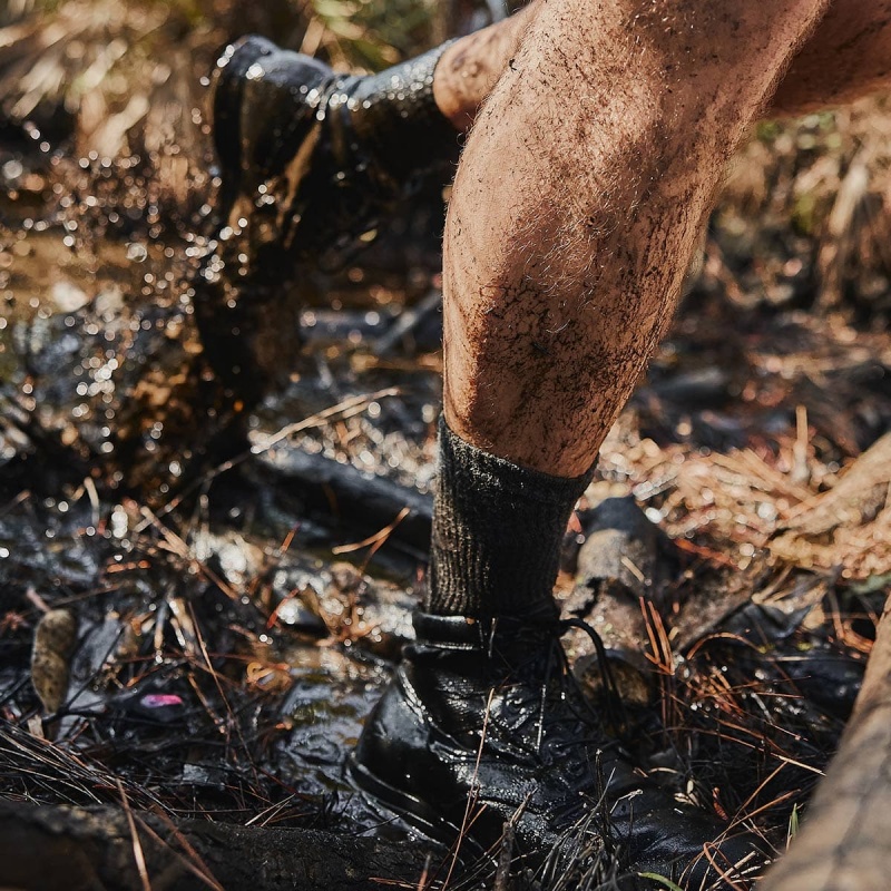 Goruck Merino Challenge Socks Men Grey | DE-RWE594316